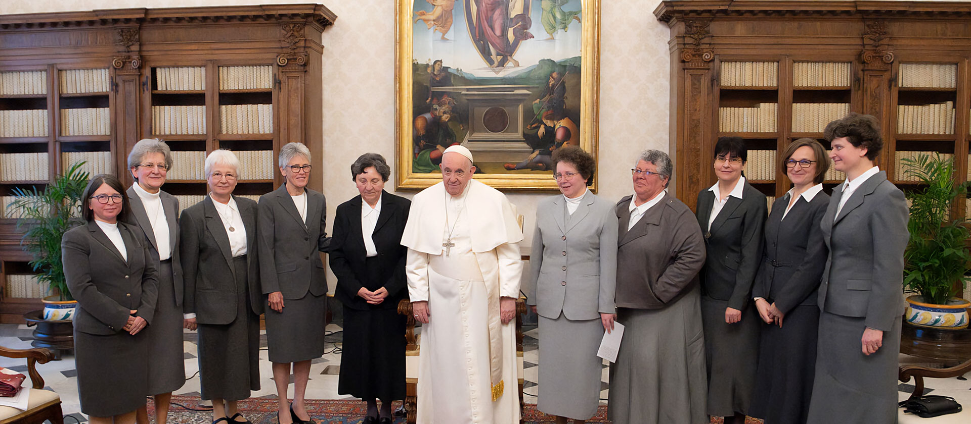 Sisters meeting with the Pope